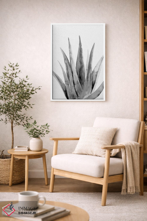 تابلو مینیمال گیاه ارگانیک II اثر ریچل نیمان - D6W