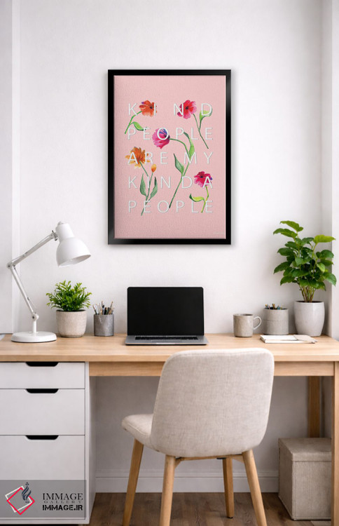 تابلو دکوراتیو آدم های مهربان اثر ریچل نیمان - D5B