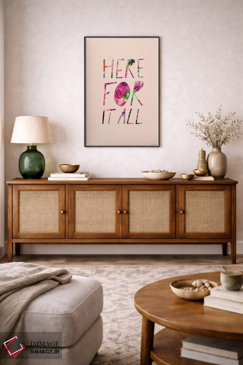 تابلو دکوراتیو برای همه چیز اینجا هستم II اثر ریچل نیمان - D5B