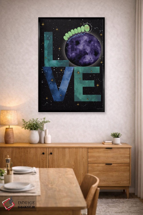 تابلو دکوراتیو ماجراجویی کرم ابریشم II اثر ریچل نیمان - D5B