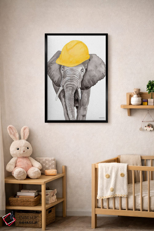 تابلو دکوراتیو فیل معمار اثر ریچل نیمان - D3B