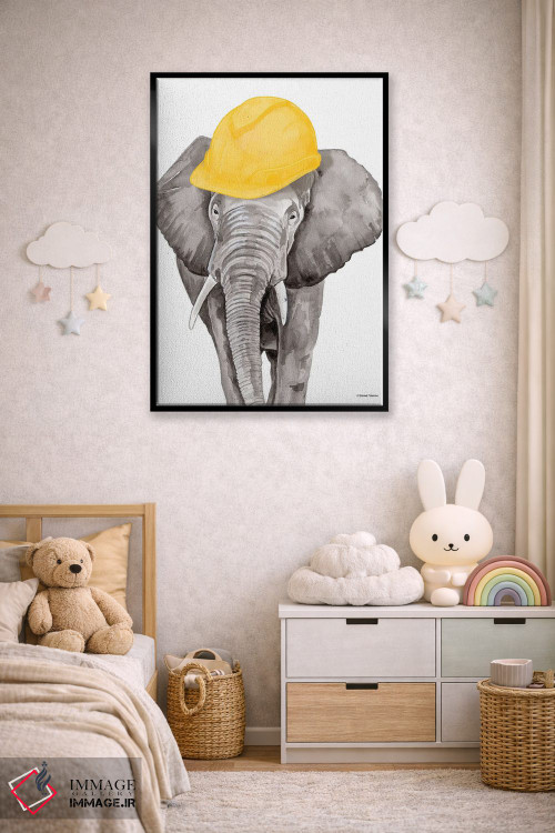 تابلو دکوراتیو فیل معمار اثر ریچل نیمان - D4B
