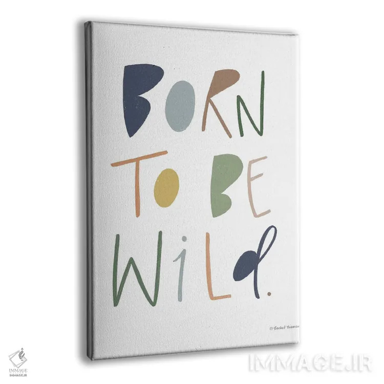 تابلو دکوراتیو زاده سرزمین وحشی بودن اثر ریچل نیمان - نمای پرسپکتیو محصول