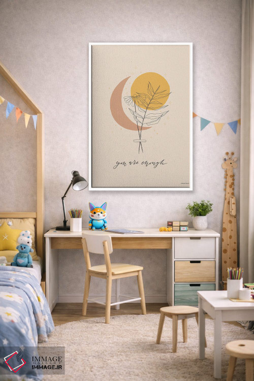 تابلو مینیمال تو کافی هستی اثر ریچل نیمان - D1W