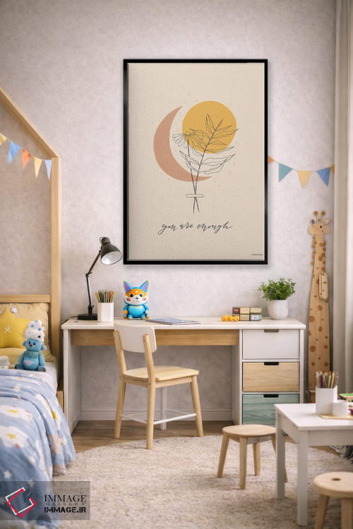 تابلو مینیمال تو کافی هستی اثر ریچل نیمان - D2B