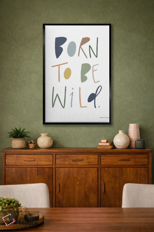 تابلو دکوراتیو زاده سرزمین وحشی بودن اثر ریچل نیمان - D2B