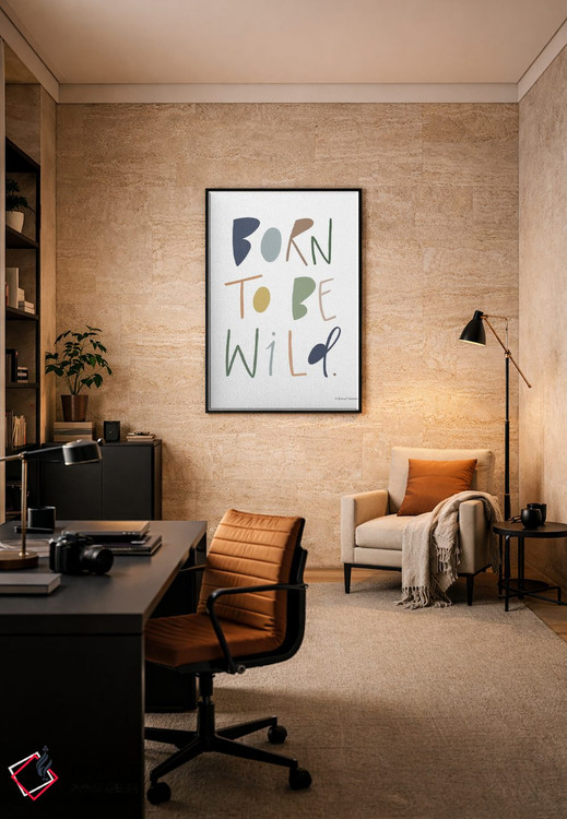 تابلو دکوراتیو زاده سرزمین وحشی بودن اثر ریچل نیمان - D6B