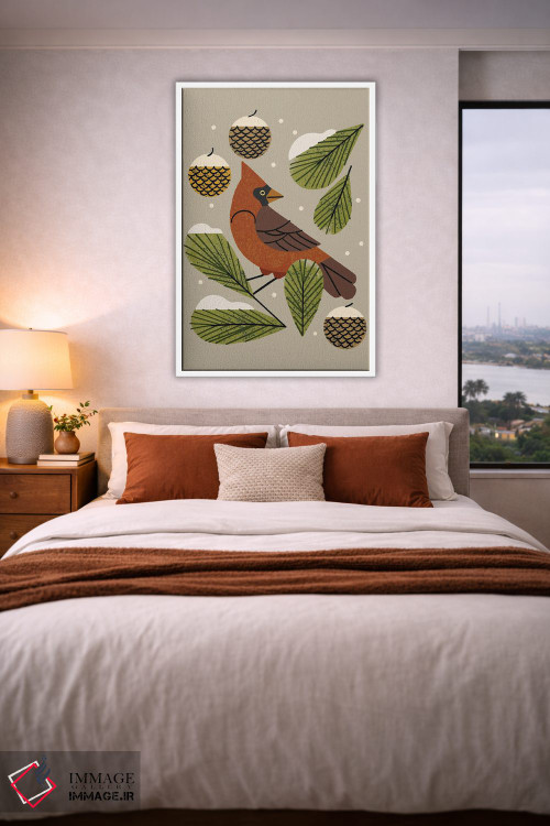 تابلو مدرن کارباورال زمستانی اثر رنیا ال. تول - D2W