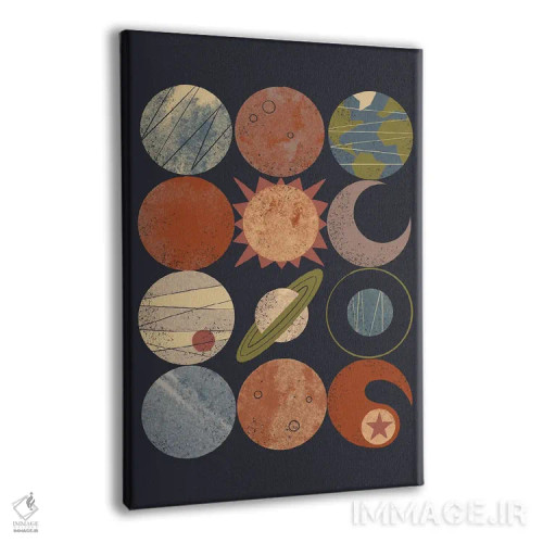 تابلو مدرن شبکه سامانه خانگی اثر رنیا ال. تول - نمای پرسپکتیو محصول