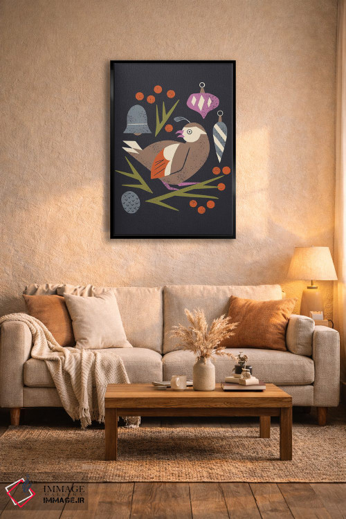 تابلو مینیمال چکاوک تعطیلات اثر رنیا ال. تول - D4B