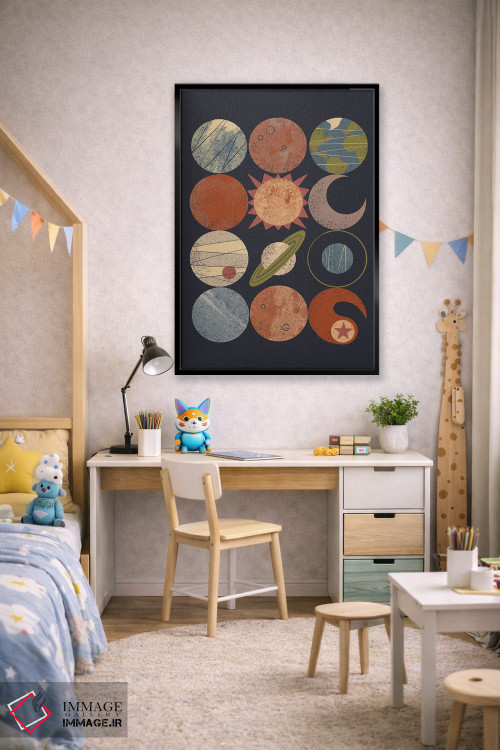 تابلو مدرن شبکه سامانه خانگی اثر رنیا ال. تول - D1B