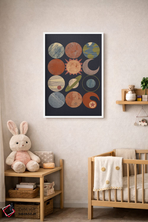 تابلو مدرن شبکه سامانه خانگی اثر رنیا ال. تول - D3W