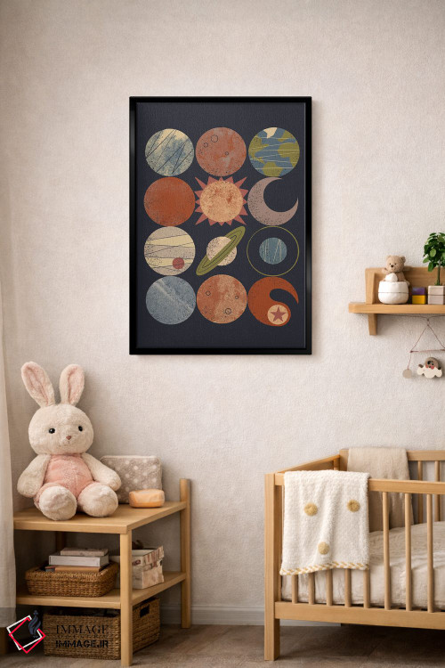 تابلو مدرن شبکه سامانه خانگی اثر رنیا ال. تول - D5B