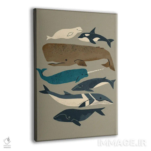 تابلو مینیمال وال ها، سلام اثر رنیا ال. تول - نمای پرسپکتیو محصول