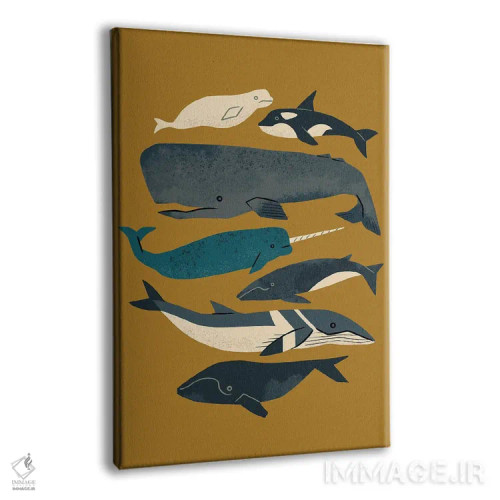 تابلو مینیمال وال ها، سلام اثر رنیا ال. تول - نمای پرسپکتیو محصول