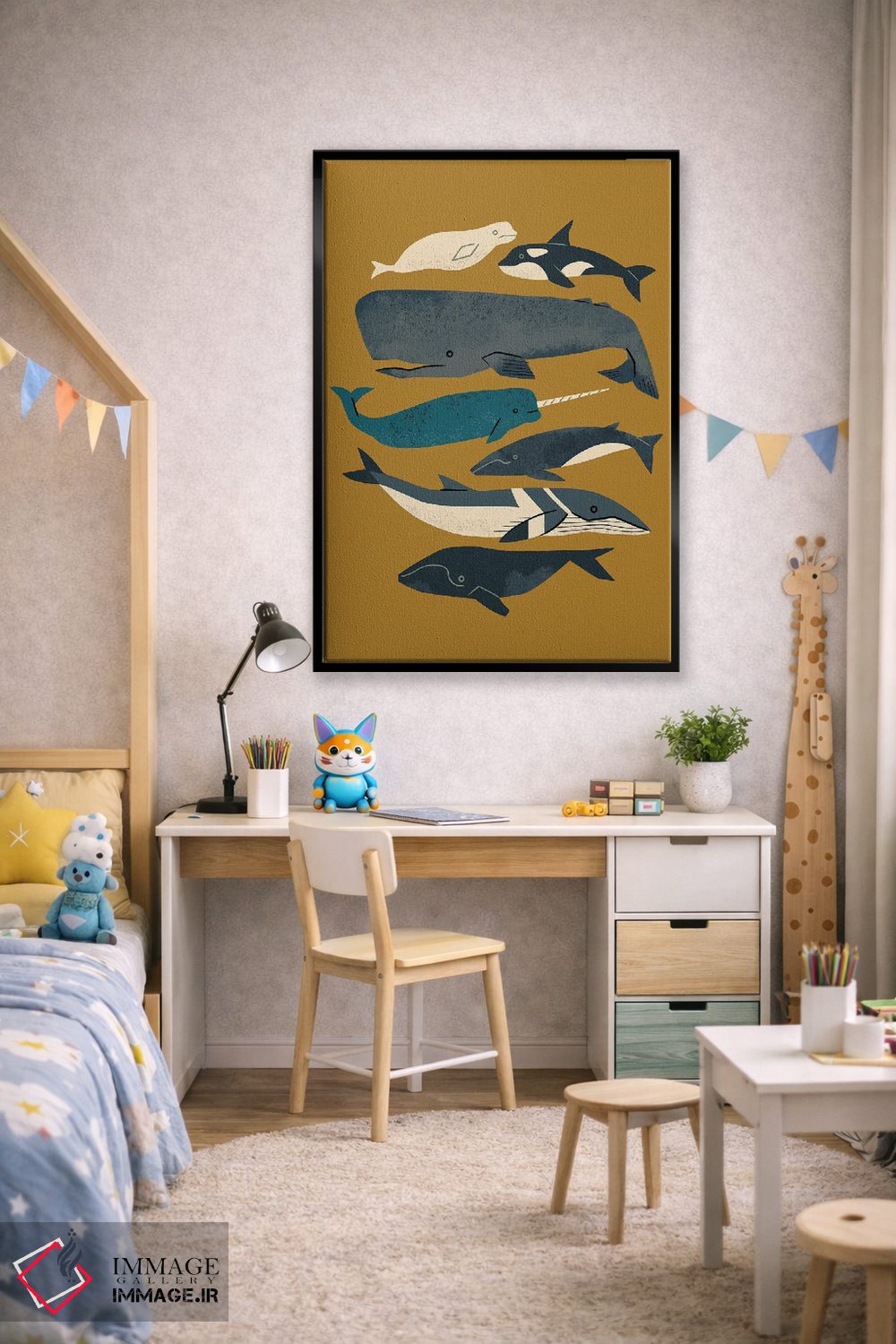 تابلو مینیمال وال ها، سلام اثر رنیا ال. تول - D1B