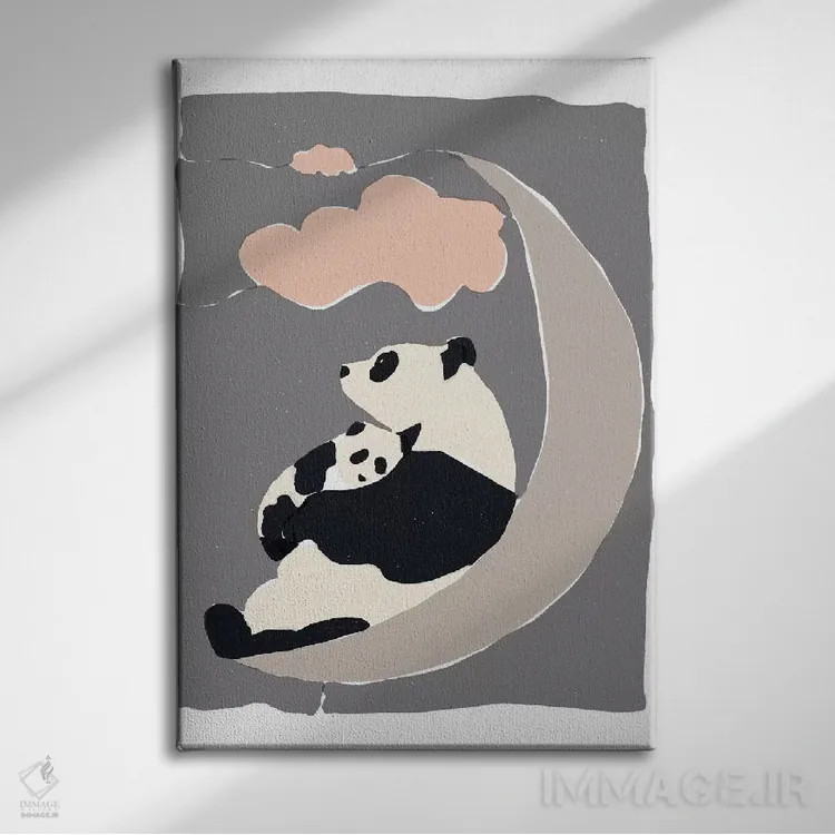 تابلو دکوراتیو رویاپردازان ۱ اثر راب دلما تر - نمای روبهرو روی دیوار