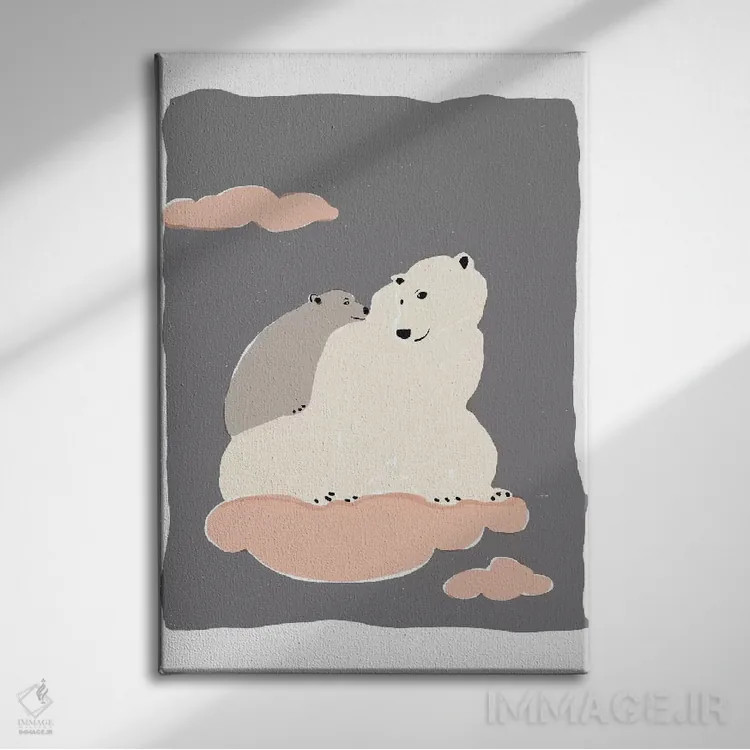 تابلو دکوراتیو رویاپردازان ۳ اثر راب دلما تر - نمای روبهرو روی دیوار