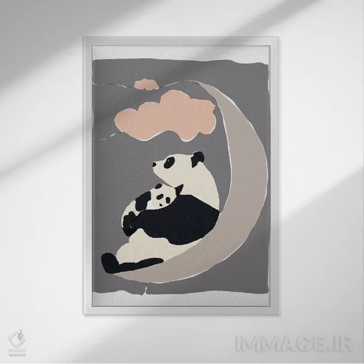 تابلو دکوراتیو رویاپردازان ۱ اثر راب دلما تر - نمای قابدار سفید