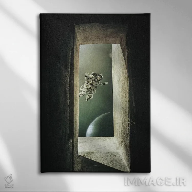 تابلو دکوراتیو امید هرگز بیش از ما گم نمی شود اثر راب هاکمو - نمای روبهرو روی دیوار