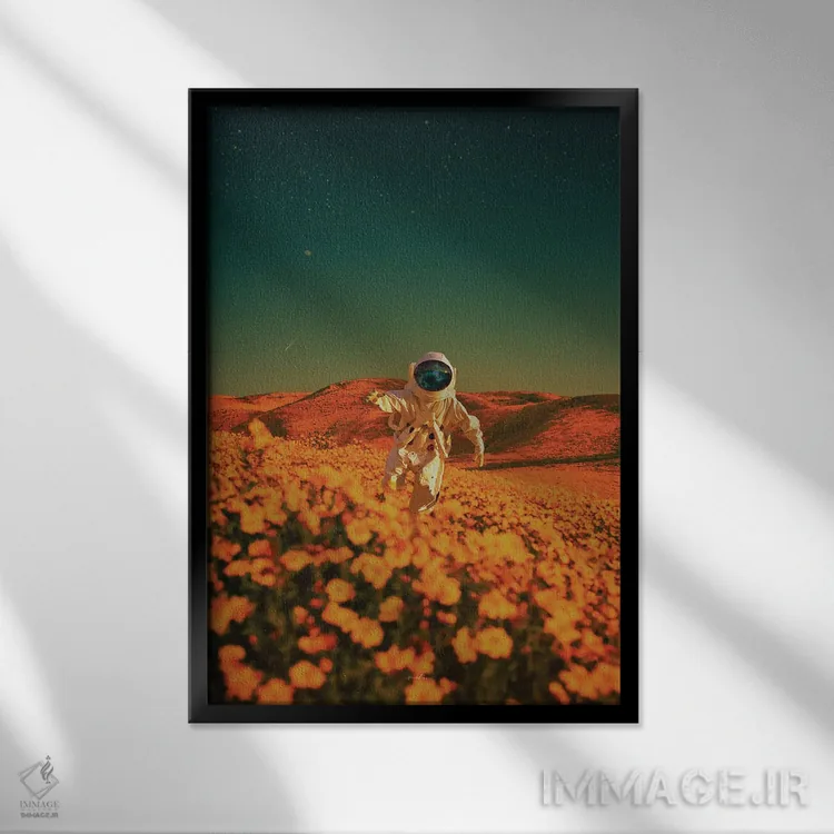 تابلو دکوراتیو Some Of Us Forever, To Seek Other Places, Other Lives, Other… اثر راب هاکمو - نمای قابدار مشکی