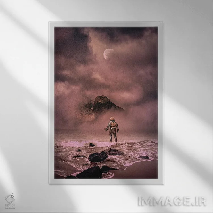 تابلو دکوراتیو Longing To Be Lit.,قلب مثل شمع است، مشتاق شعله ور شدن اثر راب هاکمو - نمای قابدار سفید