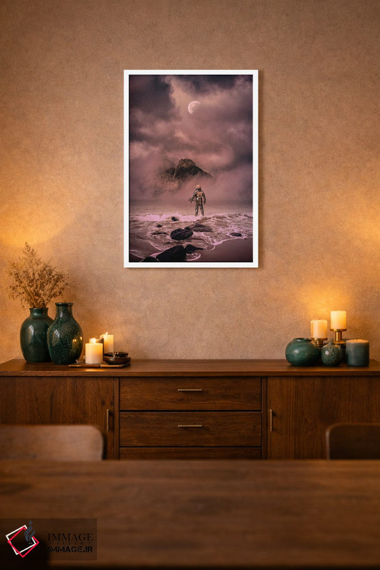 تابلو دکوراتیو Longing To Be Lit.,قلب مثل شمع است، مشتاق شعله ور شدن اثر راب هاکمو - D1W