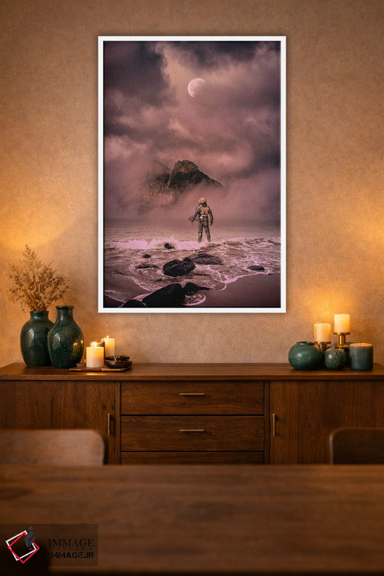 تابلو دکوراتیو Longing To Be Lit.,قلب مثل شمع است، مشتاق شعله ور شدن اثر راب هاکمو - D2W
