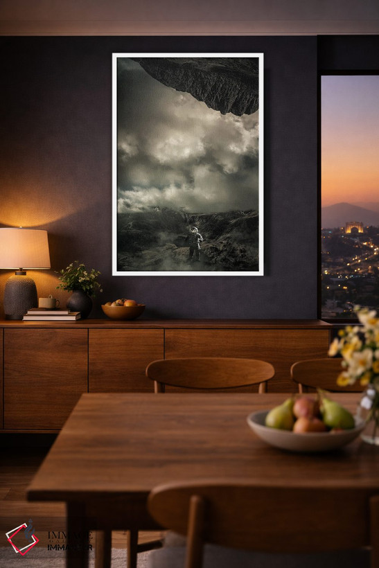 تابلو دکوراتیو خانه جایی نیست که از آن آمده ای اثر راب هاکمو - D3W