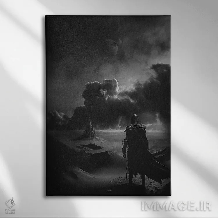 تابلو دکوراتیو جست وجو اثر راب هاکمو - نمای روبهرو روی دیوار