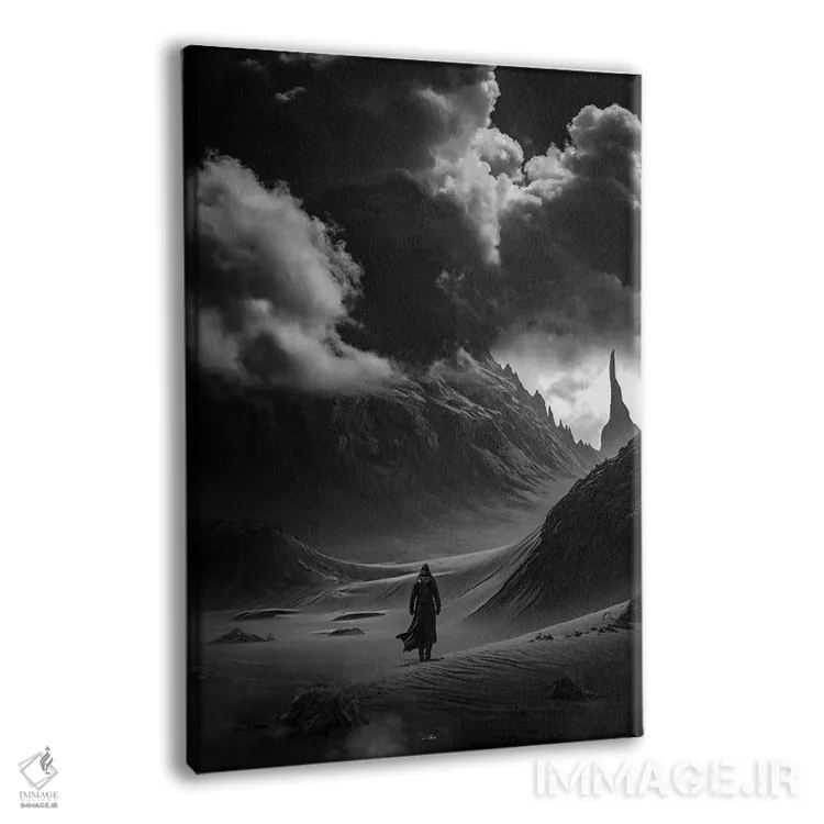 تابلو دکوراتیو آواره اثر راب هاکمو - نمای پرسپکتیو محصول