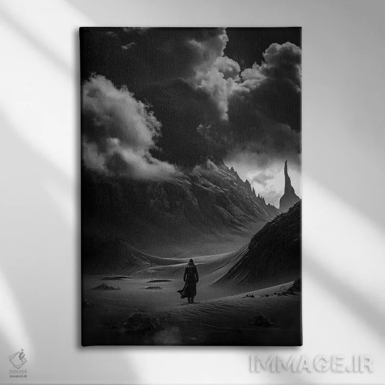 تابلو دکوراتیو آواره اثر راب هاکمو - نمای روبهرو روی دیوار