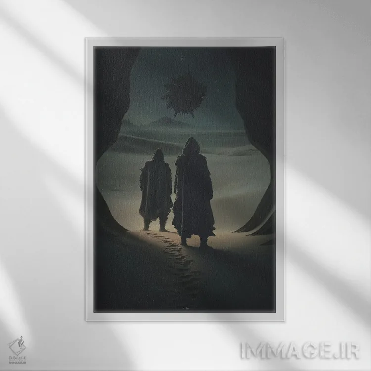 تابلو دکوراتیو صورت فلکی کلب اکبر اثر راب هاکمو - نمای قابدار سفید