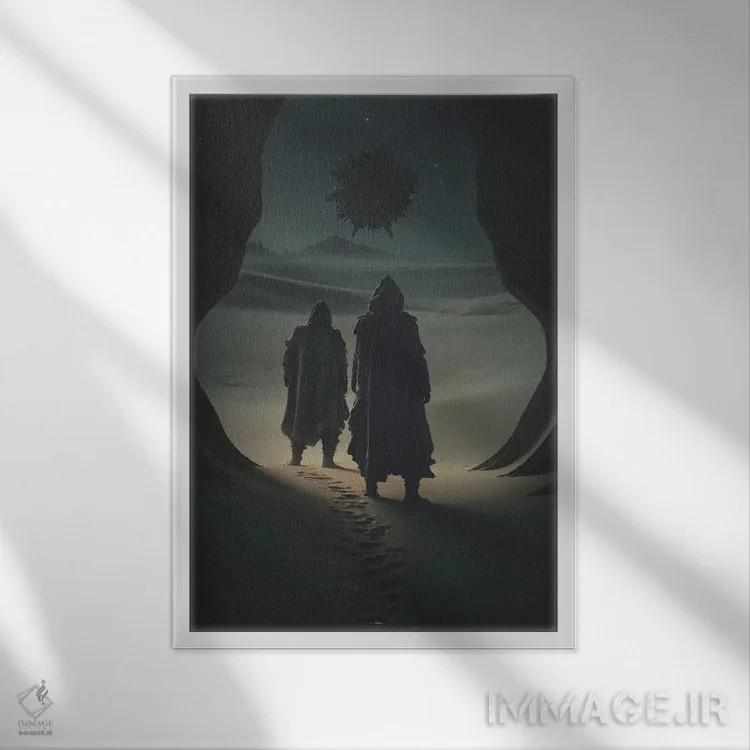 تابلو دکوراتیو صورت فلکی کلب اکبر اثر راب هاکمو - نمای قابدار سفید
