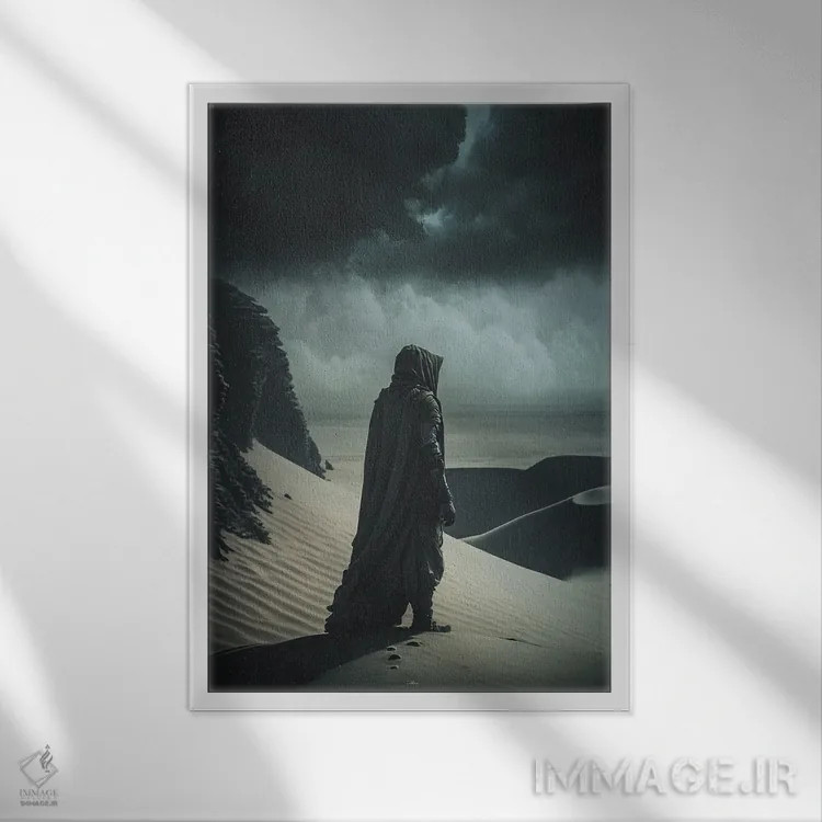 تابلو دکوراتیو تبدیل واقعیت به تجربه اثر راب هاکمو - نمای قابدار سفید