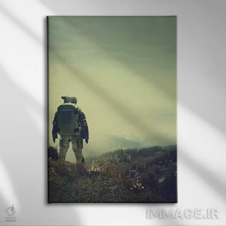 تابلو دکوراتیو باغبان ۲ اثر راب هاکمو - نمای روبهرو روی دیوار
