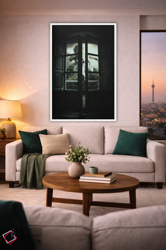 تابلو دکوراتیو بی دعوت اثر راب هاکمو - D1W