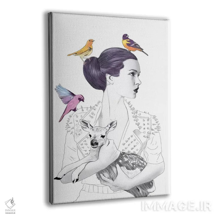 تابلو دکوراتیو شاهزاده پایک اثر جنی روم - نمای پرسپکتیو محصول