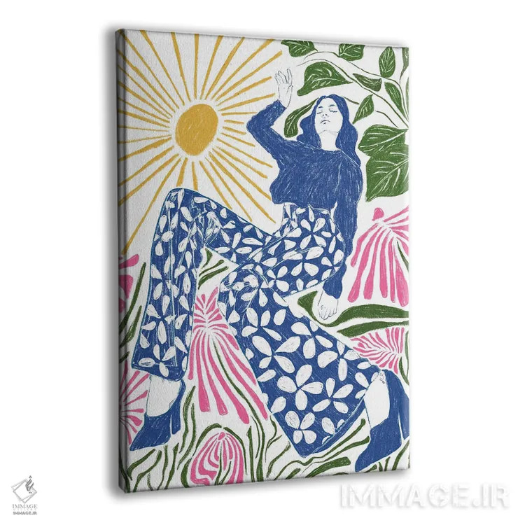 تابلو دکوراتیو گلوریا اثر جنی روم - نمای پرسپکتیو محصول