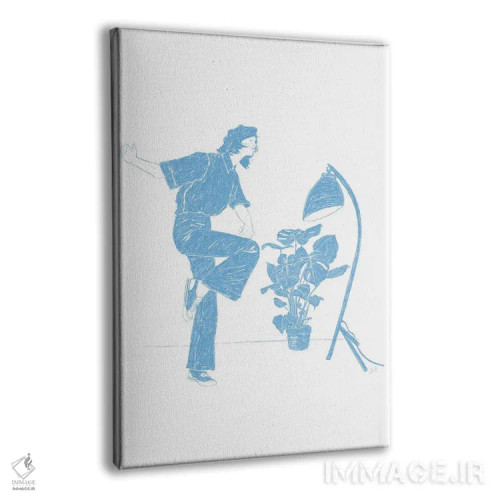 تابلو دکوراتیو رقص چهار اثر جنی روم - نمای پرسپکتیو محصول