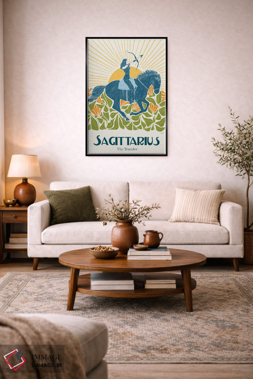 تابلو دکوراتیو قوس اثر جنی روم - D3B