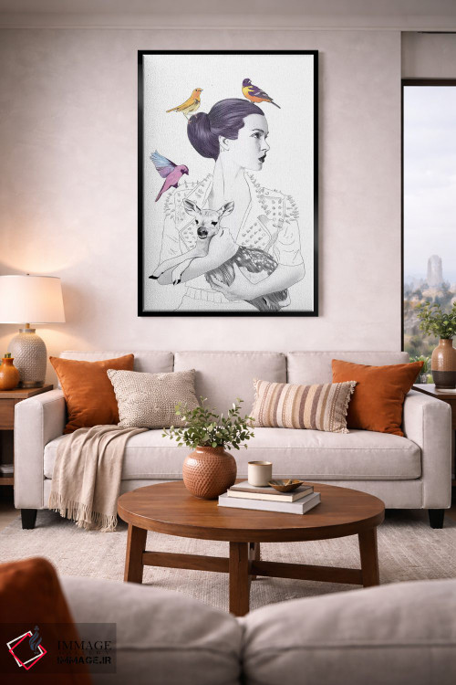 تابلو دکوراتیو شاهزاده پایک اثر جنی روم - D2B