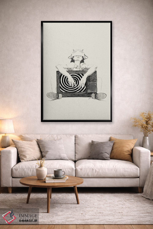 تابلو دکوراتیو جوانی هیپنوتیزم شده اثر جنی روم - D1B