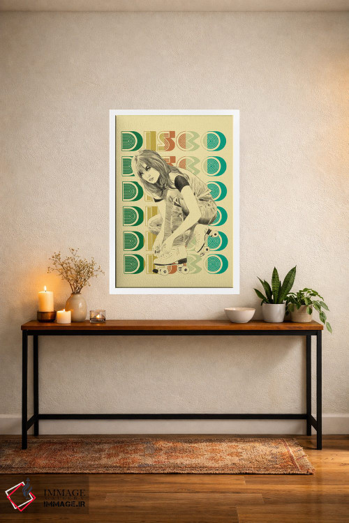 تابلو دکوراتیو نوزاد دیسکو اثر جنی روم - D2W