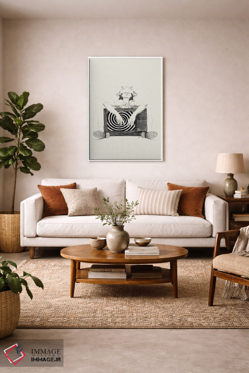 تابلو دکوراتیو جوانی هیپنوتیزم شده اثر جنی روم - D2W