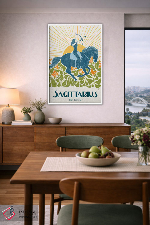 تابلو دکوراتیو قوس اثر جنی روم - D6W