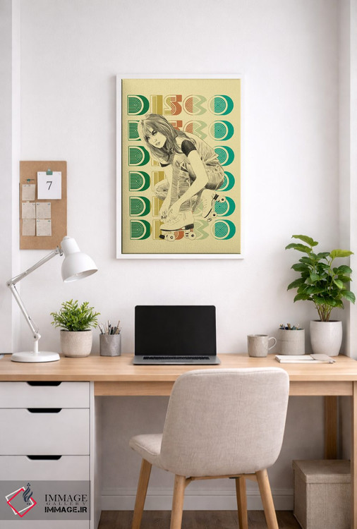 تابلو دکوراتیو نوزاد دیسکو اثر جنی روم - D3W