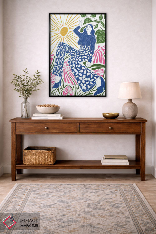 تابلو دکوراتیو گلوریا اثر جنی روم - D3B