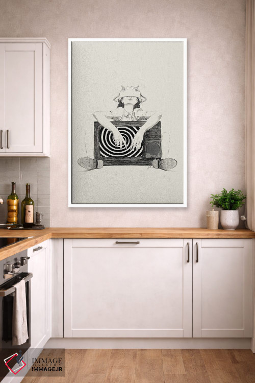 تابلو دکوراتیو جوانی هیپنوتیزم شده اثر جنی روم - D3W