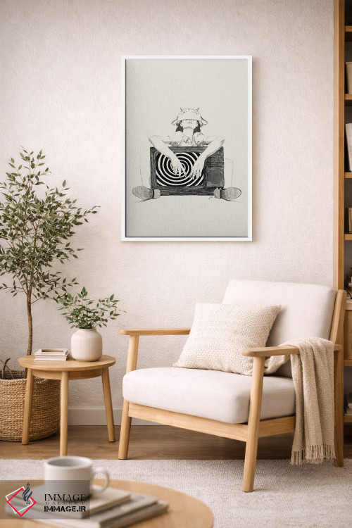 تابلو دکوراتیو جوانی هیپنوتیزم شده اثر جنی روم - D4W